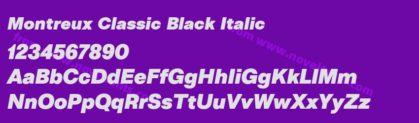 Montreux Classic Black ItalicPreview Montreux Classic Black ItalicPreview