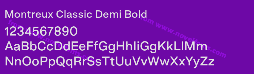 Montreux Classic Demi BoldPreview Montreux Classic Demi BoldPreview