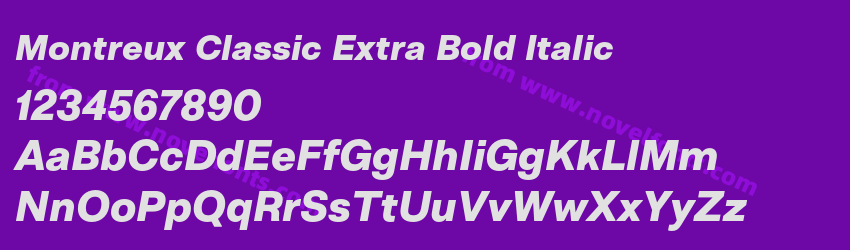 Montreux Classic Extra Bold ItalicPreview Montreux Classic Extra Bold ItalicPreview