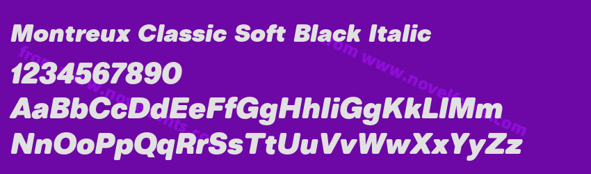 Montreux Classic Soft Black ItalicPreview Montreux Classic Soft Black ItalicPreview