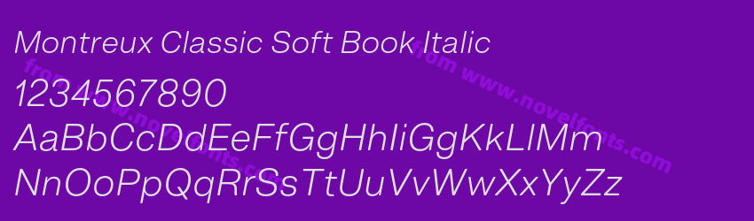 Montreux Classic Soft Book ItalicPreview Montreux Classic Soft Book ItalicPreview