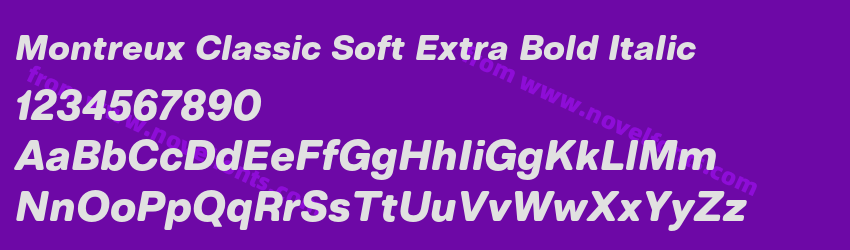 Montreux Classic Soft Extra Bold ItalicPreview Montreux Classic Soft Extra Bold ItalicPreview