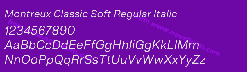 Montreux Classic Soft Regular ItalicPreview Montreux Classic Soft Regular ItalicPreview