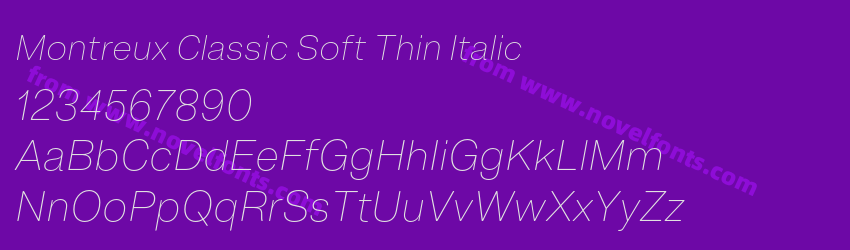 Montreux Classic Soft Thin ItalicPreview Montreux Classic Soft Thin ItalicPreview
