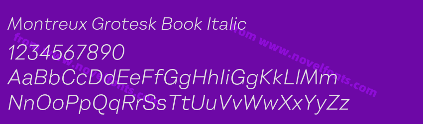 Montreux Grotesk Book ItalicPreview Montreux Grotesk Book ItalicPreview