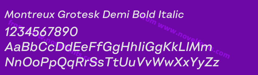 Montreux Grotesk Demi Bold ItalicPreview Montreux Grotesk Demi Bold ItalicPreview