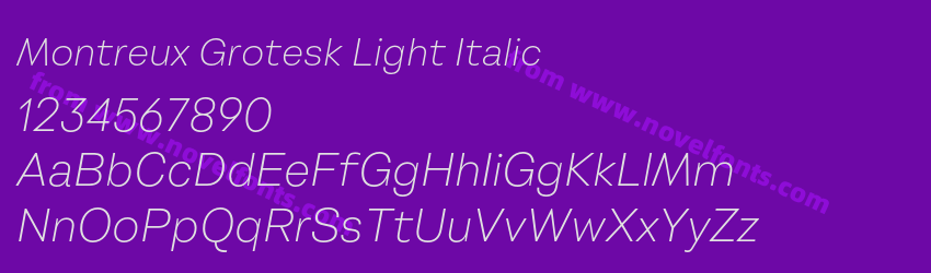 Montreux Grotesk Light ItalicPreview Montreux Grotesk Light ItalicPreview