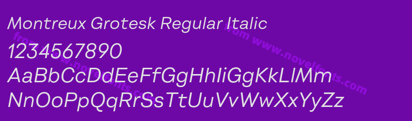 Montreux Grotesk Regular ItalicPreview Montreux Grotesk Regular ItalicPreview