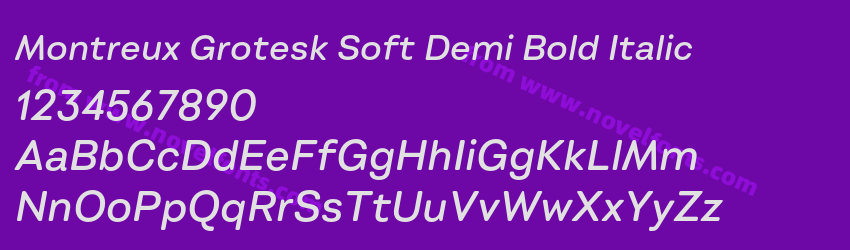 Montreux Grotesk Soft Demi Bold ItalicPreview Montreux Grotesk Soft Demi Bold ItalicPreview