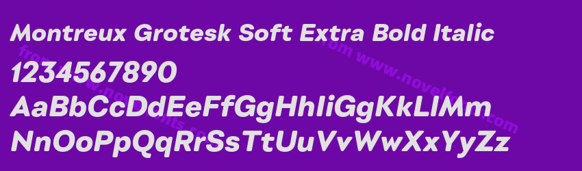 Montreux Grotesk Soft Extra Bold ItalicPreview Montreux Grotesk Soft Extra Bold ItalicPreview
