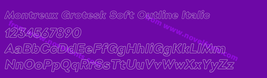 Montreux Grotesk Soft Outline ItalicPreview Montreux Grotesk Soft Outline ItalicPreview