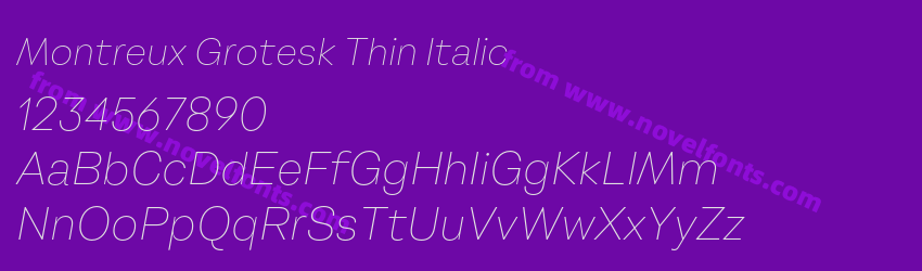 Montreux Grotesk Thin ItalicPreview Montreux Grotesk Thin ItalicPreview