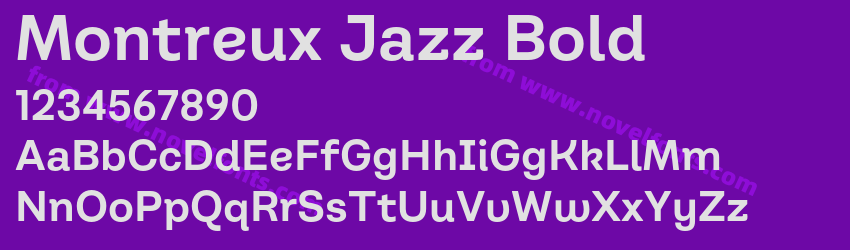 Montreux Jazz BoldPreview Montreux Jazz BoldPreview