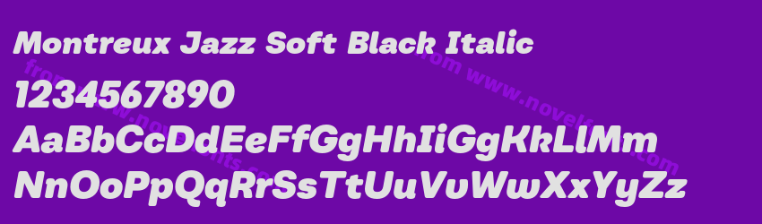 Montreux Jazz Soft Black ItalicPreview Montreux Jazz Soft Black ItalicPreview