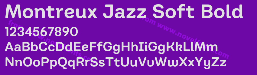 Montreux Jazz Soft BoldPreview Montreux Jazz Soft BoldPreview
