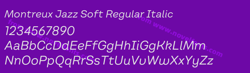 Montreux Jazz Soft Regular ItalicPreview Montreux Jazz Soft Regular ItalicPreview