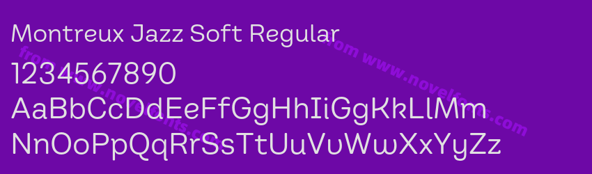 Montreux Jazz Soft RegularPreview Montreux Jazz Soft RegularPreview
