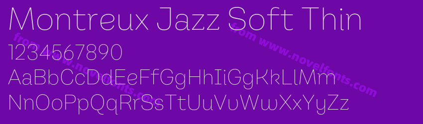 Montreux Jazz Soft ThinPreview Montreux Jazz Soft ThinPreview