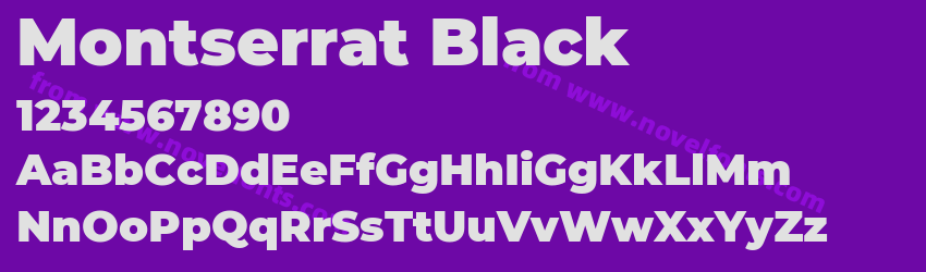 Montserrat BlackPreview Montserrat BlackPreview