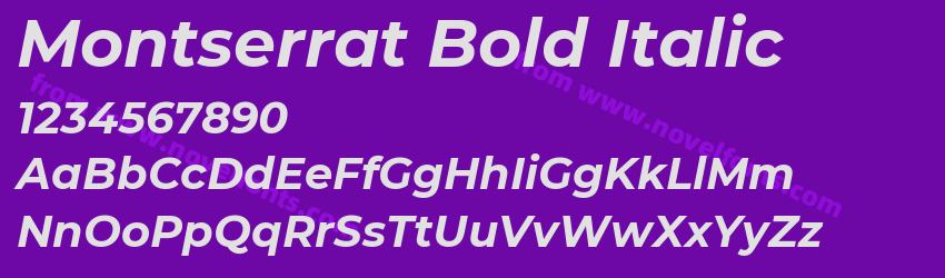 Montserrat Bold ItalicPreview Montserrat Bold ItalicPreview
