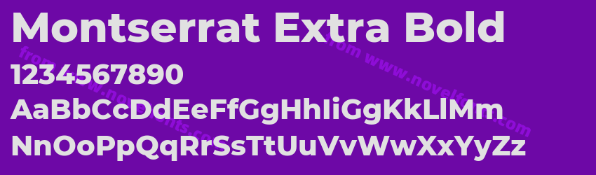 Montserrat Extra BoldPreview Montserrat Extra BoldPreview