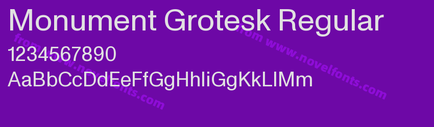 Monument Grotesk RegularPreview Monument Grotesk RegularPreview