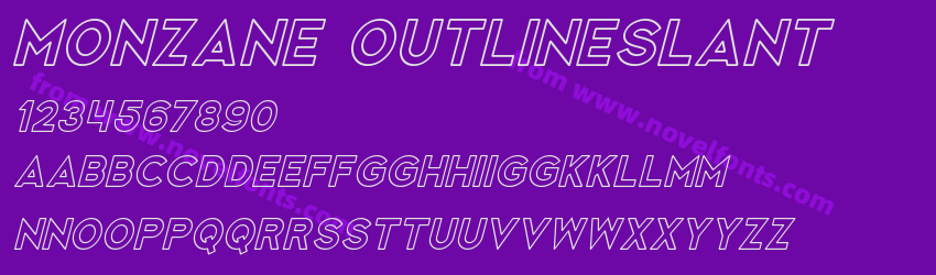 Monzane OutlineslantPreview Monzane OutlineslantPreview