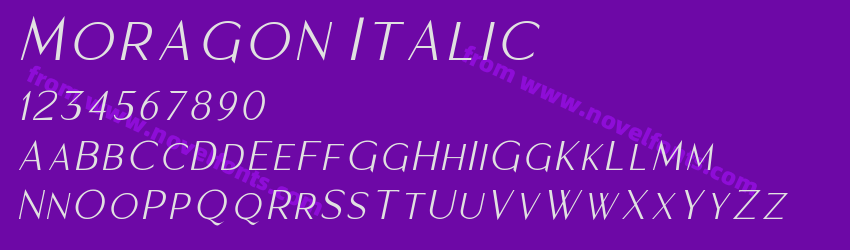 Moragon ItalicPreview Moragon ItalicPreview