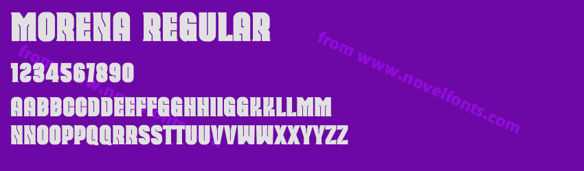 Morena RegularPreview Morena RegularPreview