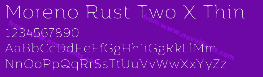 Moreno Rust Two X ThinPreview Moreno Rust Two X ThinPreview