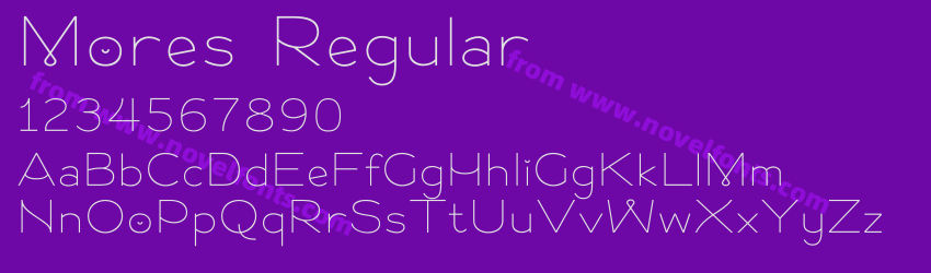 Mores RegularPreview Mores RegularPreview
