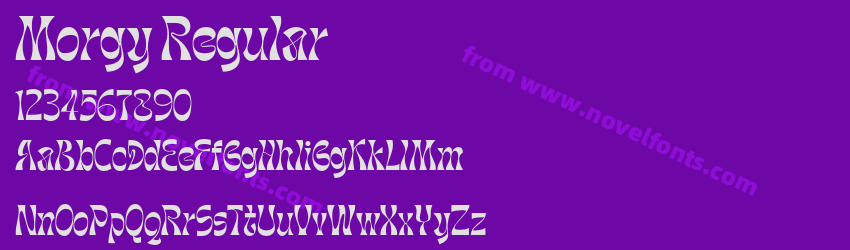 Morgy RegularPreview Morgy RegularPreview