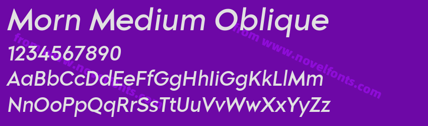 Morn Medium ObliquePreview Morn Medium ObliquePreview