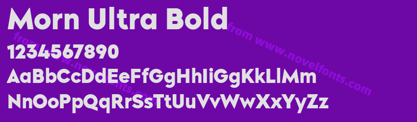 Morn Ultra BoldPreview Morn Ultra BoldPreview