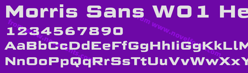 Morris Sans W01 HeavyPreview Morris Sans W01 HeavyPreview