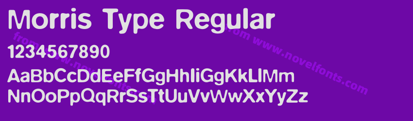 Morris Type RegularPreview Morris Type RegularPreview
