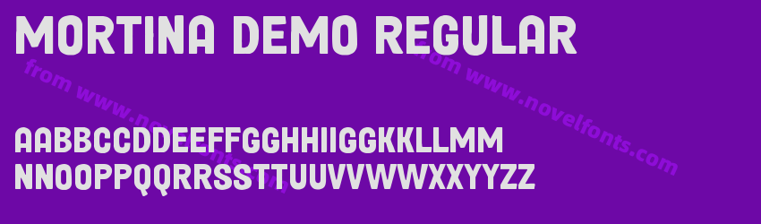 Mortina DEMO RegularPreview Mortina DEMO RegularPreview
