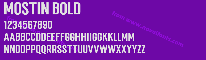 Mostin BoldPreview Mostin BoldPreview