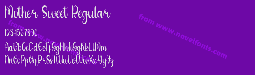 Mother Sweet RegularPreview Mother Sweet RegularPreview