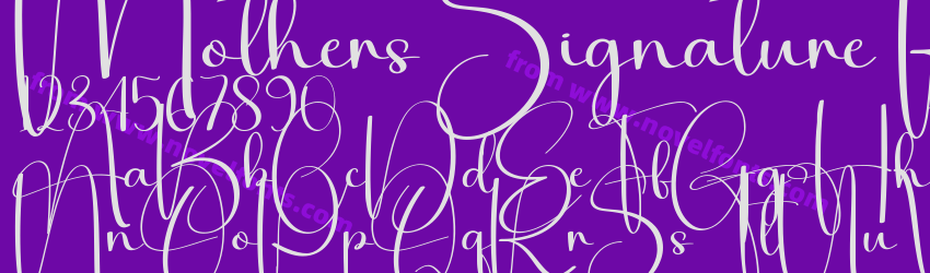 Mothers Signature RegularPreview Mothers Signature RegularPreview