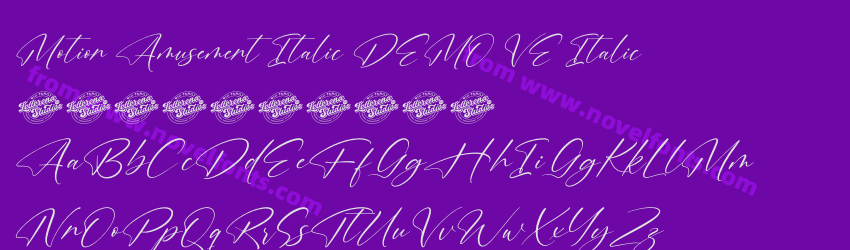 Motion Amusement Italic DEMO VE ItalicPreview Motion Amusement Italic DEMO VE ItalicPreview