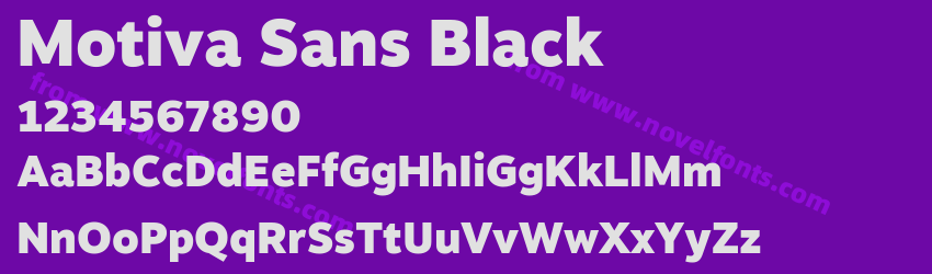Motiva Sans BlackPreview Motiva Sans BlackPreview