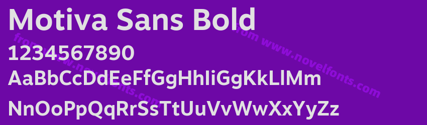 Motiva Sans BoldPreview Motiva Sans BoldPreview