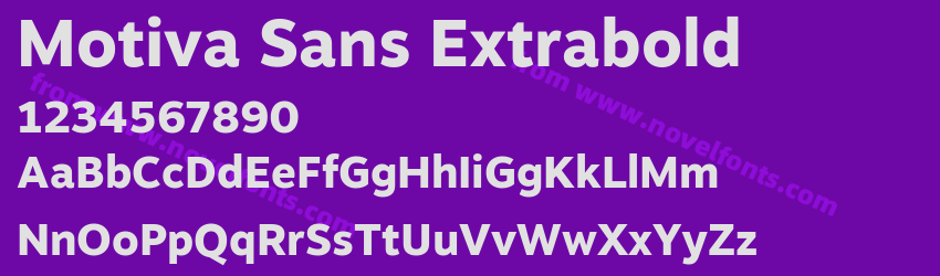 Motiva Sans ExtraboldPreview Motiva Sans ExtraboldPreview