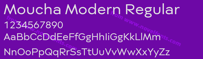 Moucha Modern RegularPreview Moucha Modern RegularPreview