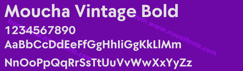 Moucha Vintage BoldPreview Moucha Vintage BoldPreview