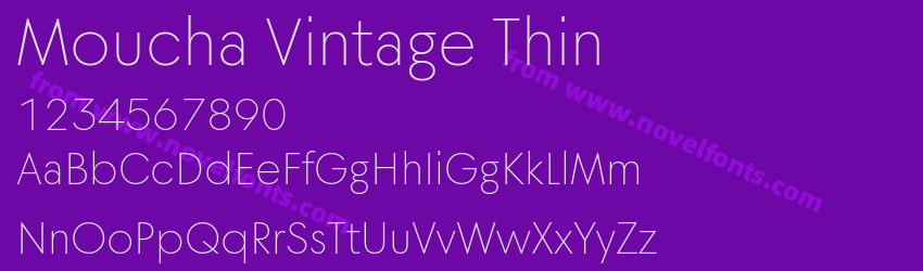 Moucha Vintage ThinPreview Moucha Vintage ThinPreview