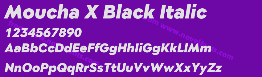 Moucha X Black ItalicPreview Moucha X Black ItalicPreview