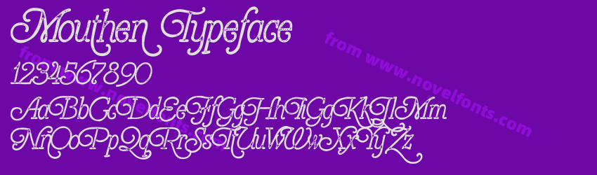 Mouthen TypefacePreview Mouthen TypefacePreview