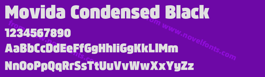 Movida Condensed BlackPreview Movida Condensed BlackPreview